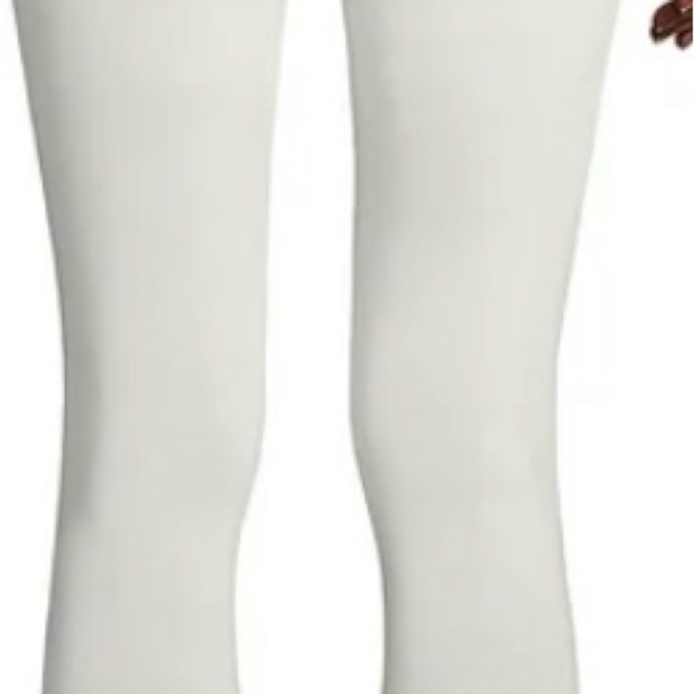 Woman’s lands End white legging size medium never wore - Picture 2 of 7